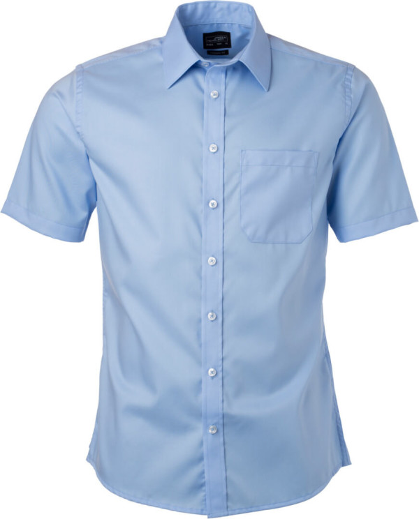 Mikro-Twill Hemd kurzarm