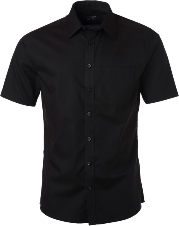 Mikro-Twill Hemd kurzarm