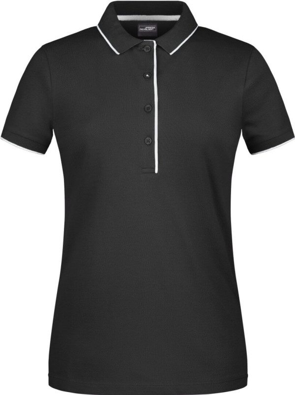 Damen Piqué Polo Stripe