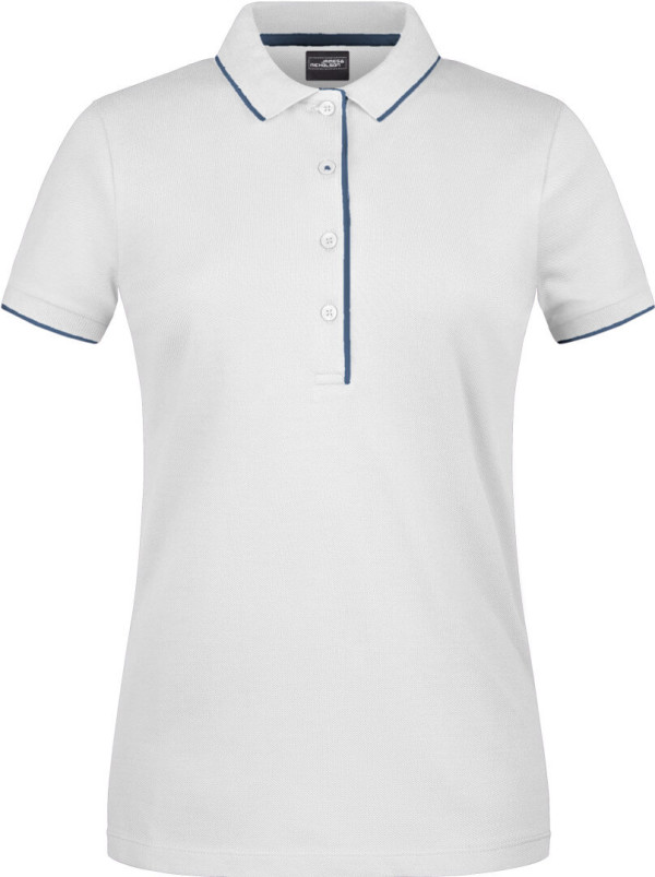 Damen Piqué Polo Stripe