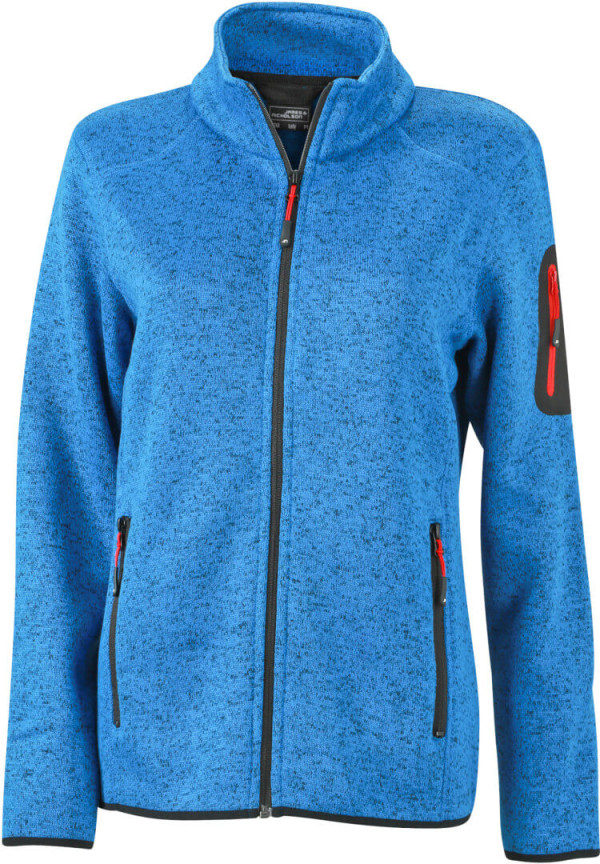 Damen Strickfleece Jacke
