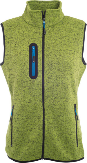 Damen Strickfleece Weste mit Stehkragen - Reklamnepredmety