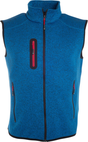 Herren Strickfleece Weste mit Stehkragen - Reklamnepredmety