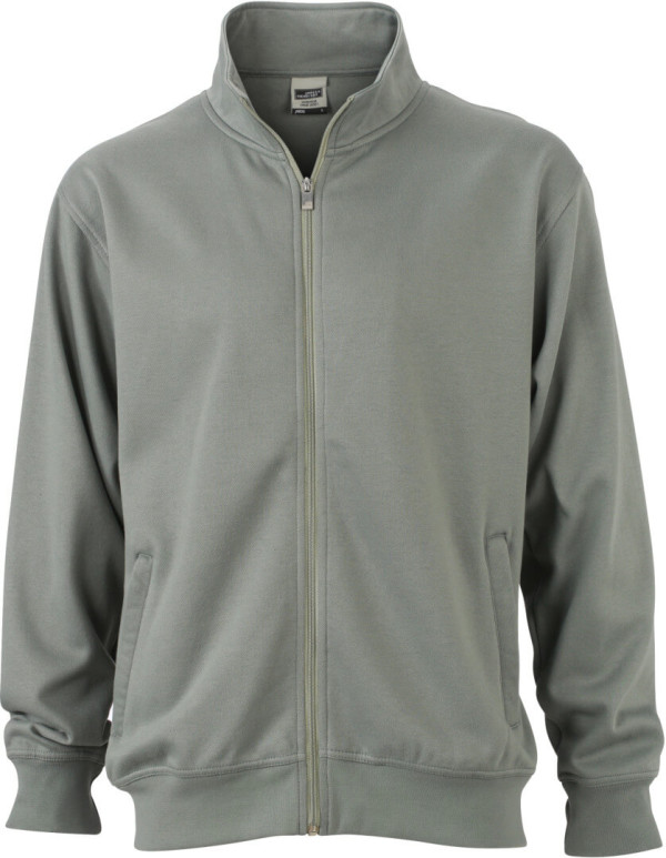 Sweatjacke mit Stehkragen