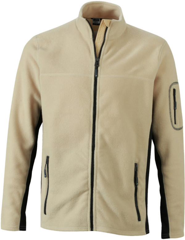 Herren Workwear Microfleece Jacke