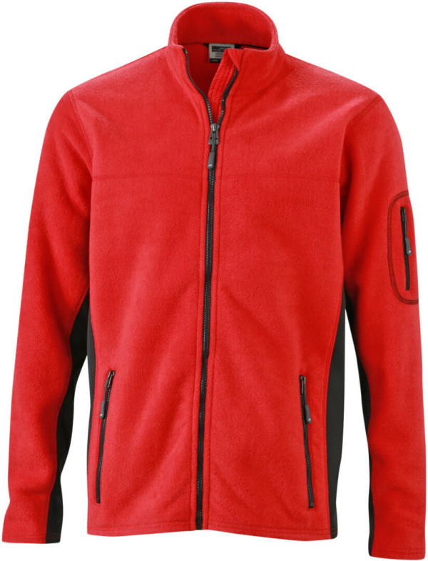 Herren Workwear Microfleece Jacke
