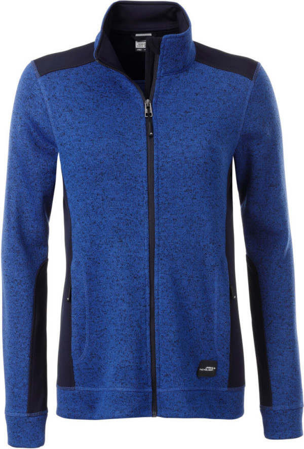 Damen Workwear Strickfleece Jacke