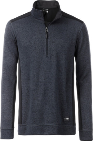 Herren Workwear Strickfleece Halfzip - Reklamnepredmety
