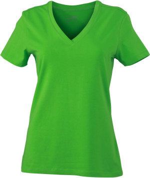 Damen Stretch V-Neck T-Shirt - Reklamnepredmety