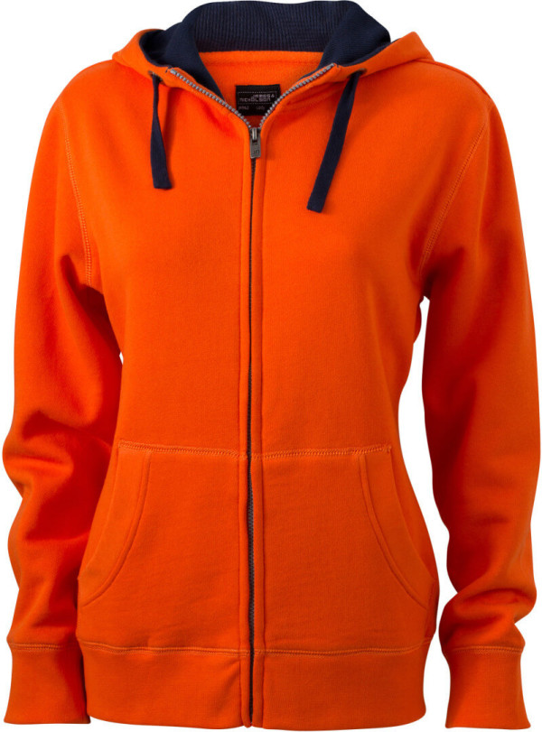 Damen Lifestyle Kapuzen Sweatjacke