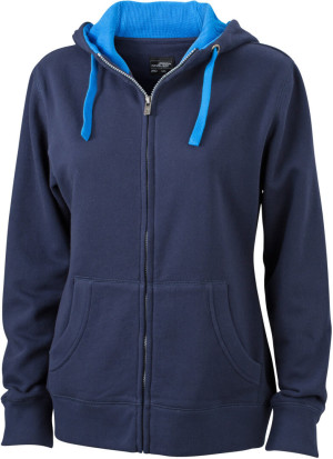 Damen Lifestyle Kapuzen Sweatjacke - Reklamnepredmety