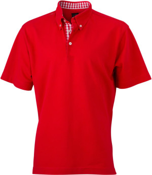 Herren Karo-Kragen Piqué Polo - Reklamnepredmety