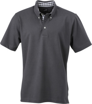 Herren Karo-Kragen Piqué Polo - Reklamnepredmety
