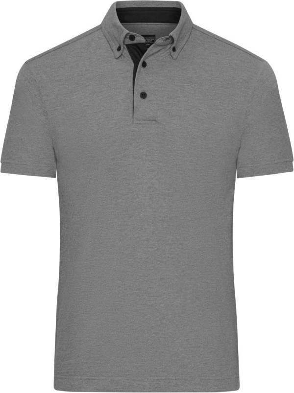 Herren Karo-Kragen Piqué Polo