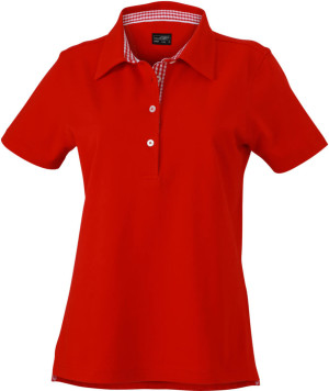 Damen Karo-Kragen Piqué Polo - Reklamnepredmety