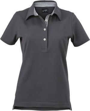 Damen Karo-Kragen Piqué Polo - Reklamnepredmety