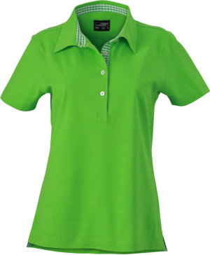 Damen Karo-Kragen Piqué Polo - Reklamnepredmety