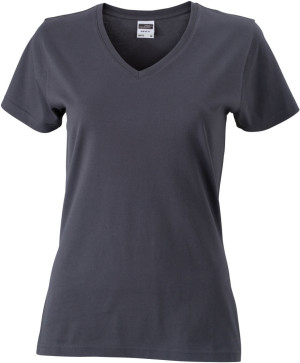 Körperbetontes Damen T-Shirt V-Neck - Reklamnepredmety