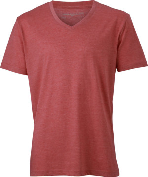 Herren V-Neck Heather T-Shirt - Reklamnepredmety