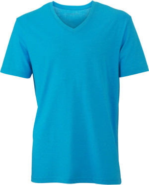 Herren V-Neck Heather T-Shirt - Reklamnepredmety