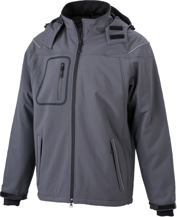 Herren 3-Lagen Winter Softshell Jacke JN 1000
