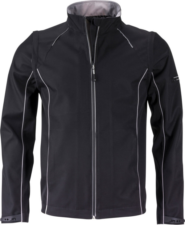 Herren Softshell Jacke mit abzippbaren Ärmeln