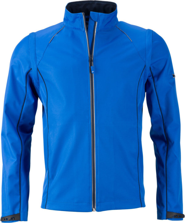 Herren Softshell Jacke mit abzippbaren Ärmeln