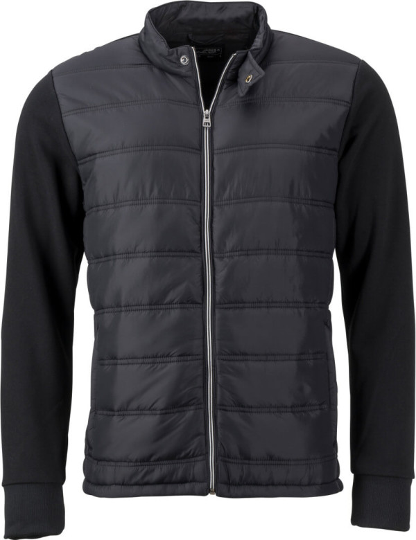 Herren Hybrid Sweat Jacke