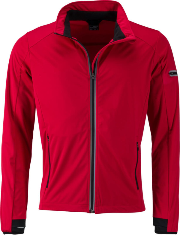 Herren 3-Lagen Sport Softshell Jacke