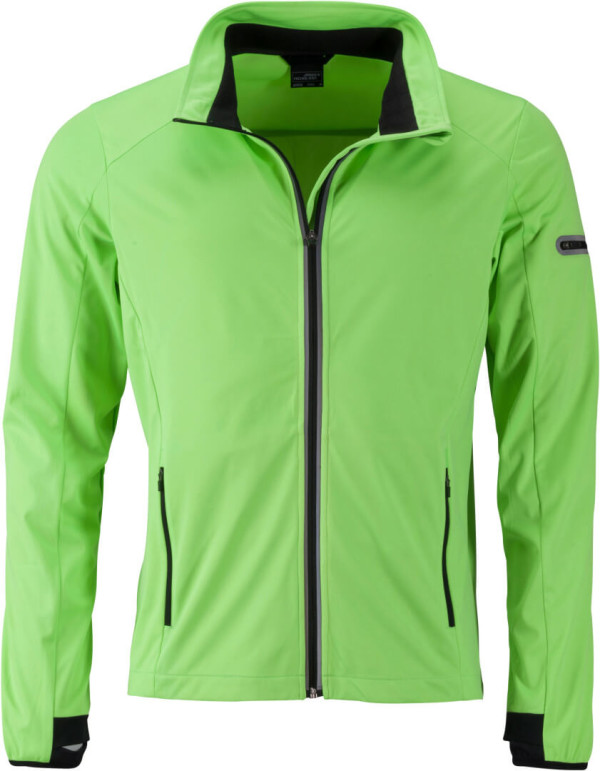 Herren 3-Lagen Sport Softshell Jacke