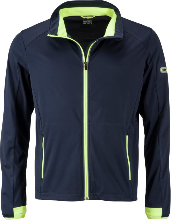 Herren 3-Lagen Sport Softshell Jacke