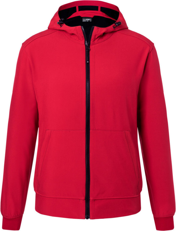 Herren Kapuzen Softshelljacke