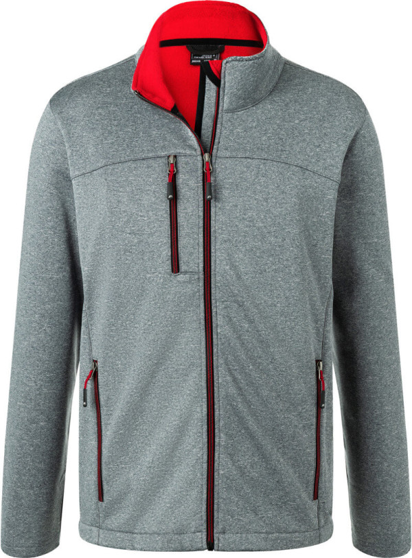 Herren Melange Softshelljacke
