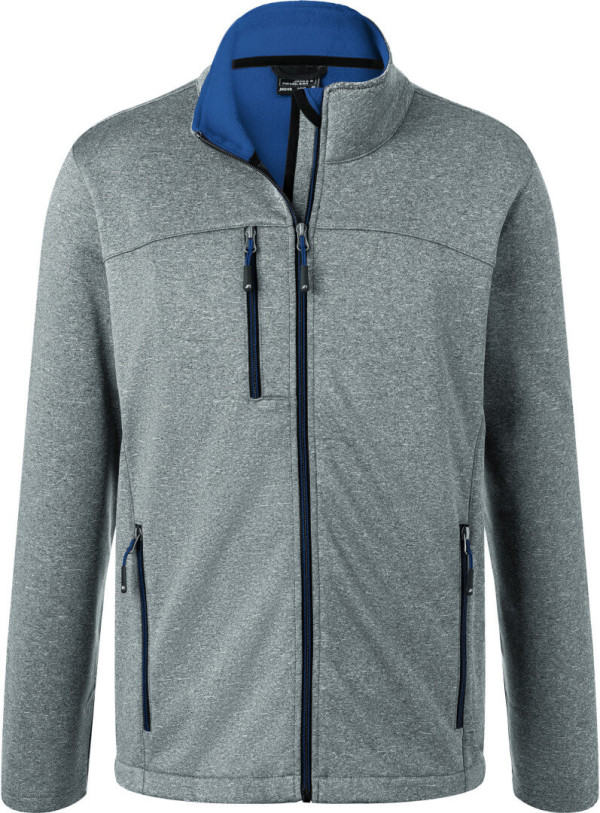 Herren Melange Softshelljacke