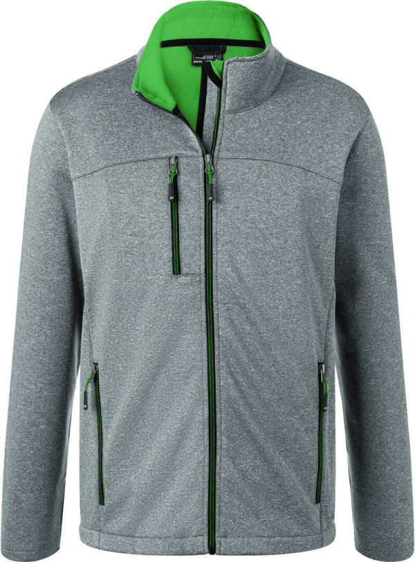 Herren Melange Softshelljacke