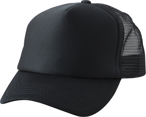Kinder 5 Panel Polyester Mesh Kappe