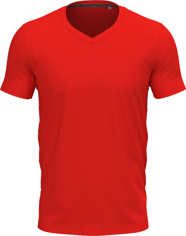 Herren-T-Shirt mit V-Ausschnitt Clive