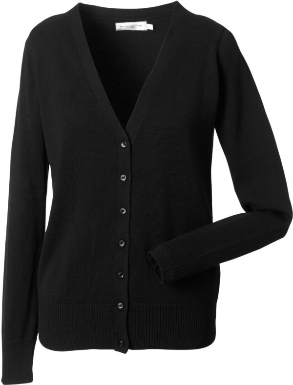 Damen V-Neck Strickjacke