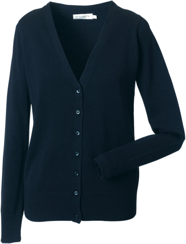 Damen V-Neck Strickjacke