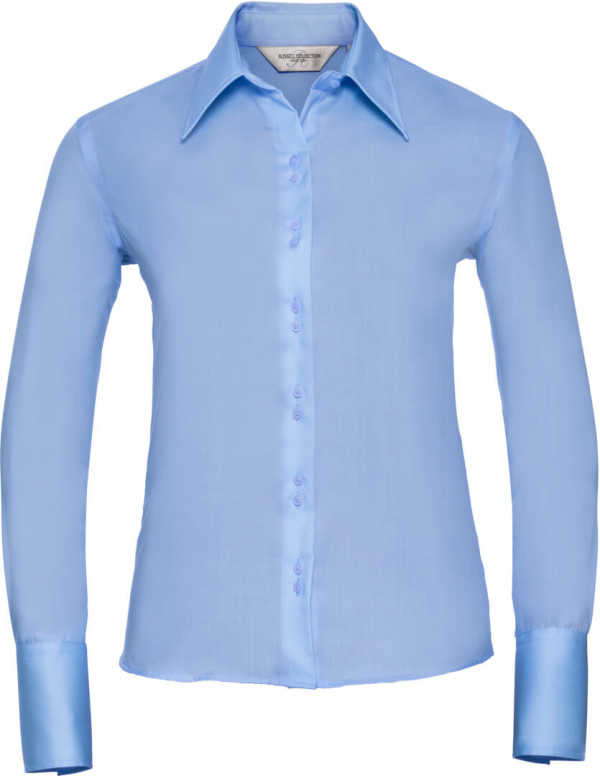 Bügelfreie Bluse langarm