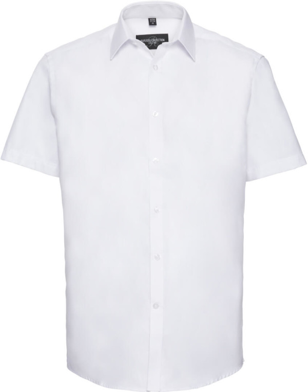Herringbone Hemd kurzarm