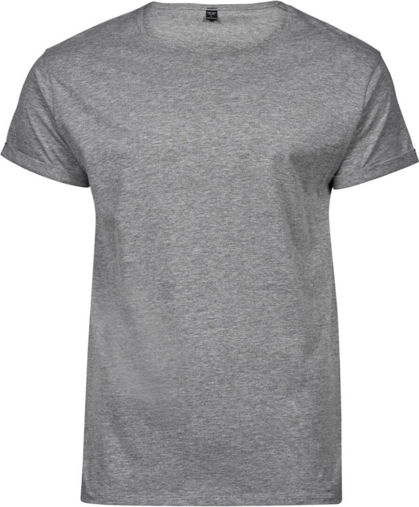 Herren T-Shirt mit Umschlag am Arm