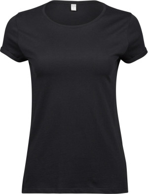 Damen T-Shirt mit Umschlag am Arm - Reklamnepredmety