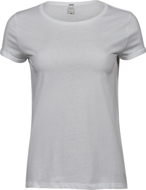 Damen T-Shirt mit Umschlag am Arm - Reklamnepredmety