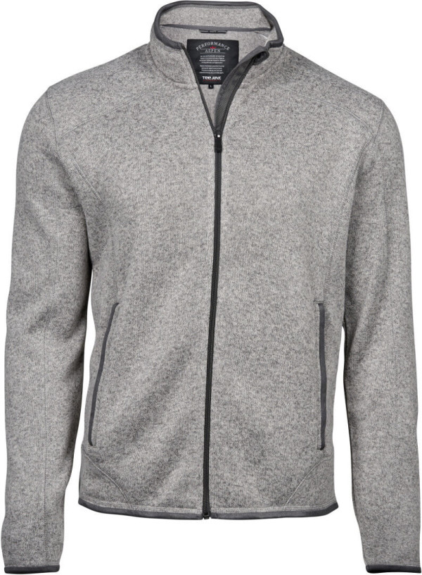 Herren Strickfleece Jacke