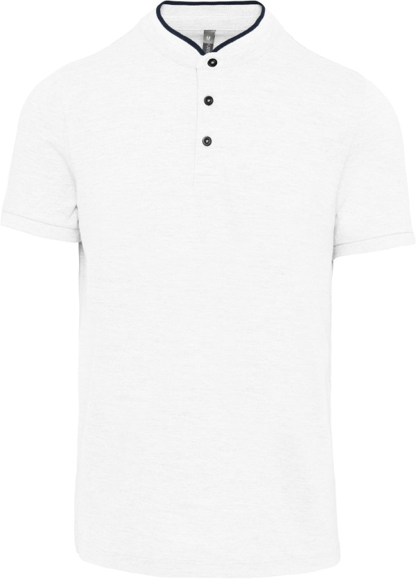Herren Polo mit Maokragen