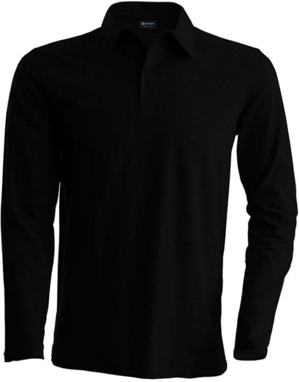 Herren Piqué Polo langarm