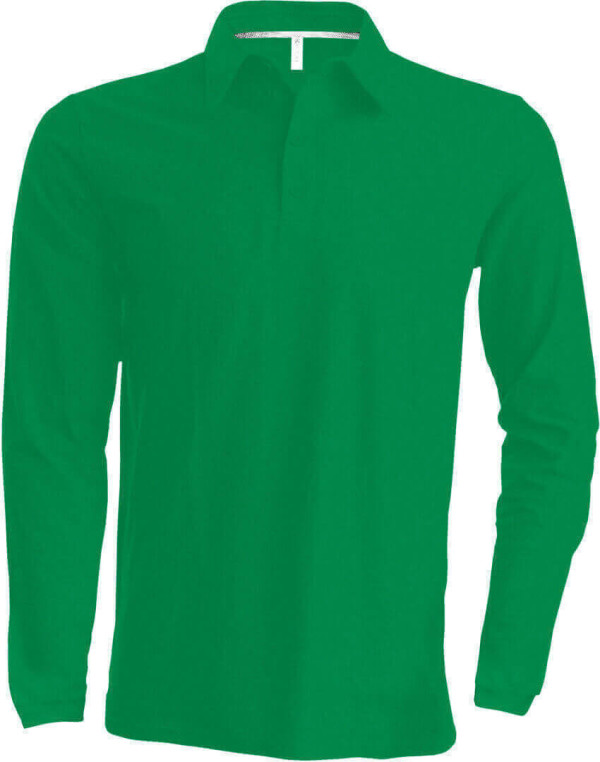 Herren Piqué Polo langarm