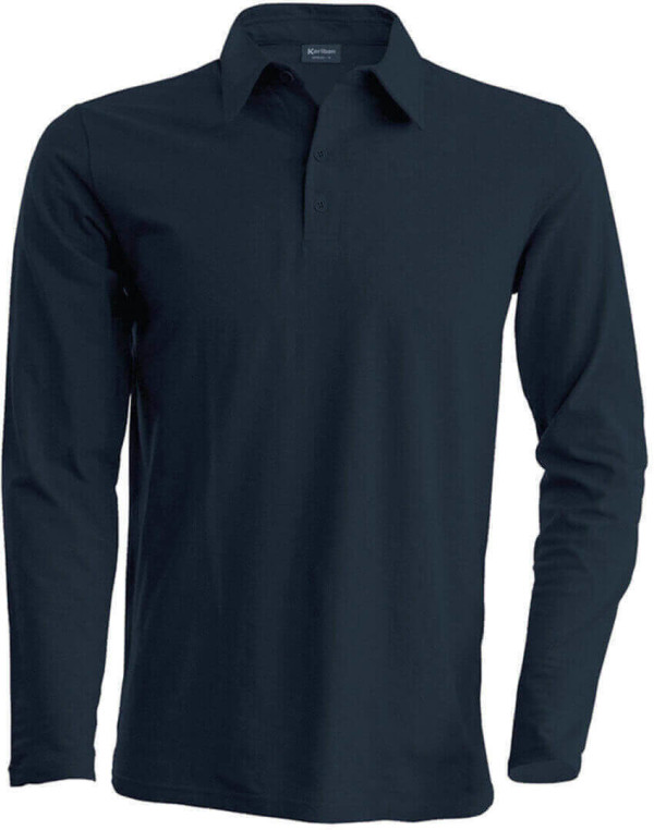 Herren Piqué Polo langarm