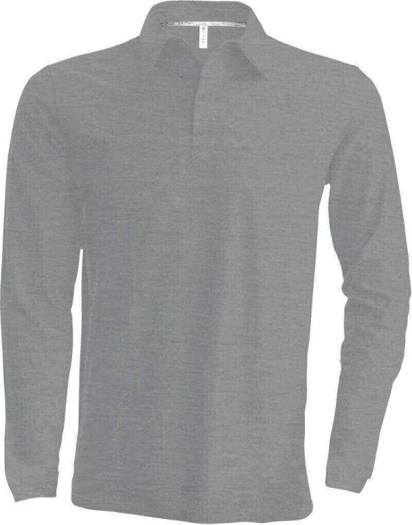 Herren Piqué Polo langarm